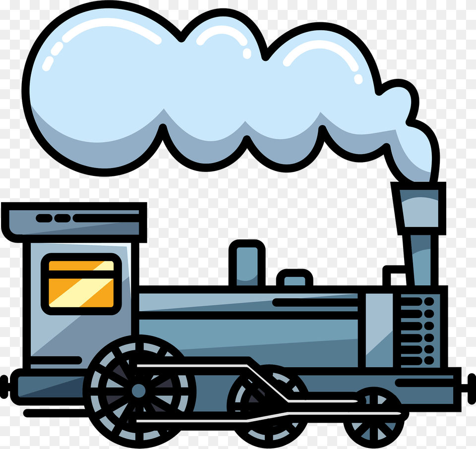 Steam Locomotive Clipart, Appliance, Steamer, Wheel, Machine Free Png Download