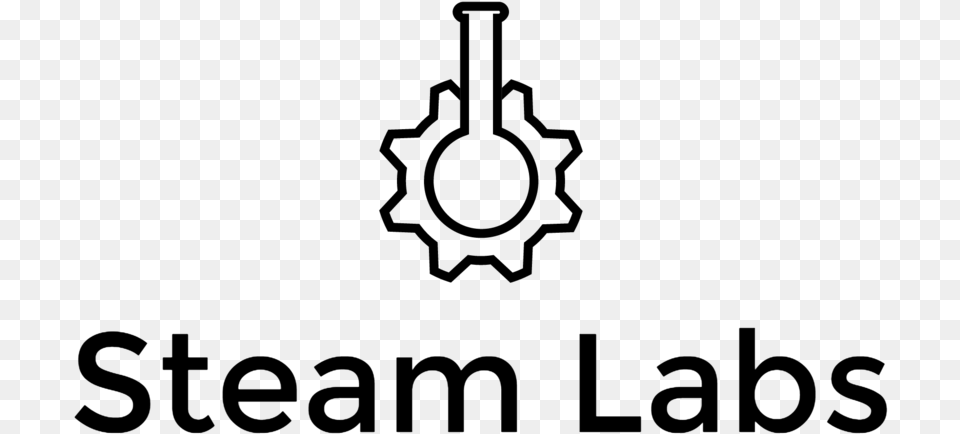 Steam Logo, Gray Png