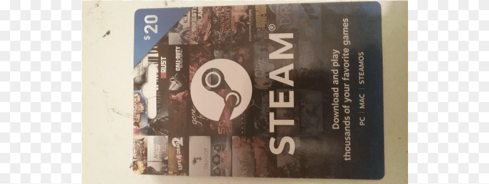 Steam Prepaid Card Warehouse Stationery Steam Gaming Card Multi, Text, Advertisement, Poster, Book Png Image