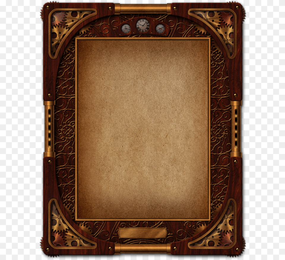 Steam Punk Art Frame, Painting Free Png