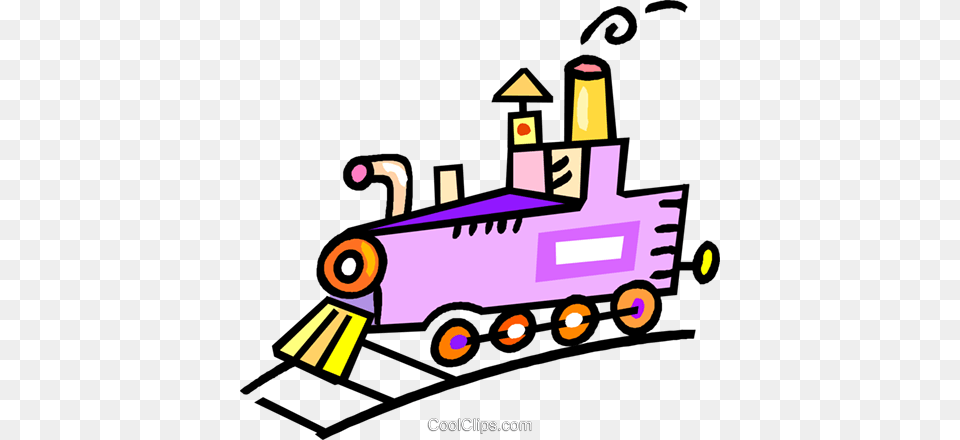 Steam Train Royalty Vector Clip Art Illustration, Bulldozer, Machine, Transportation, Vehicle Free Png Download