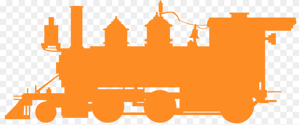 Steam Train Silhouette, Railway, Transportation, Vehicle, Locomotive Free Transparent Png