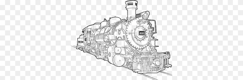 Steam Trains Drawing At Getdrawings Train Drawing, Chart, Diagram, Plan, Plot Png