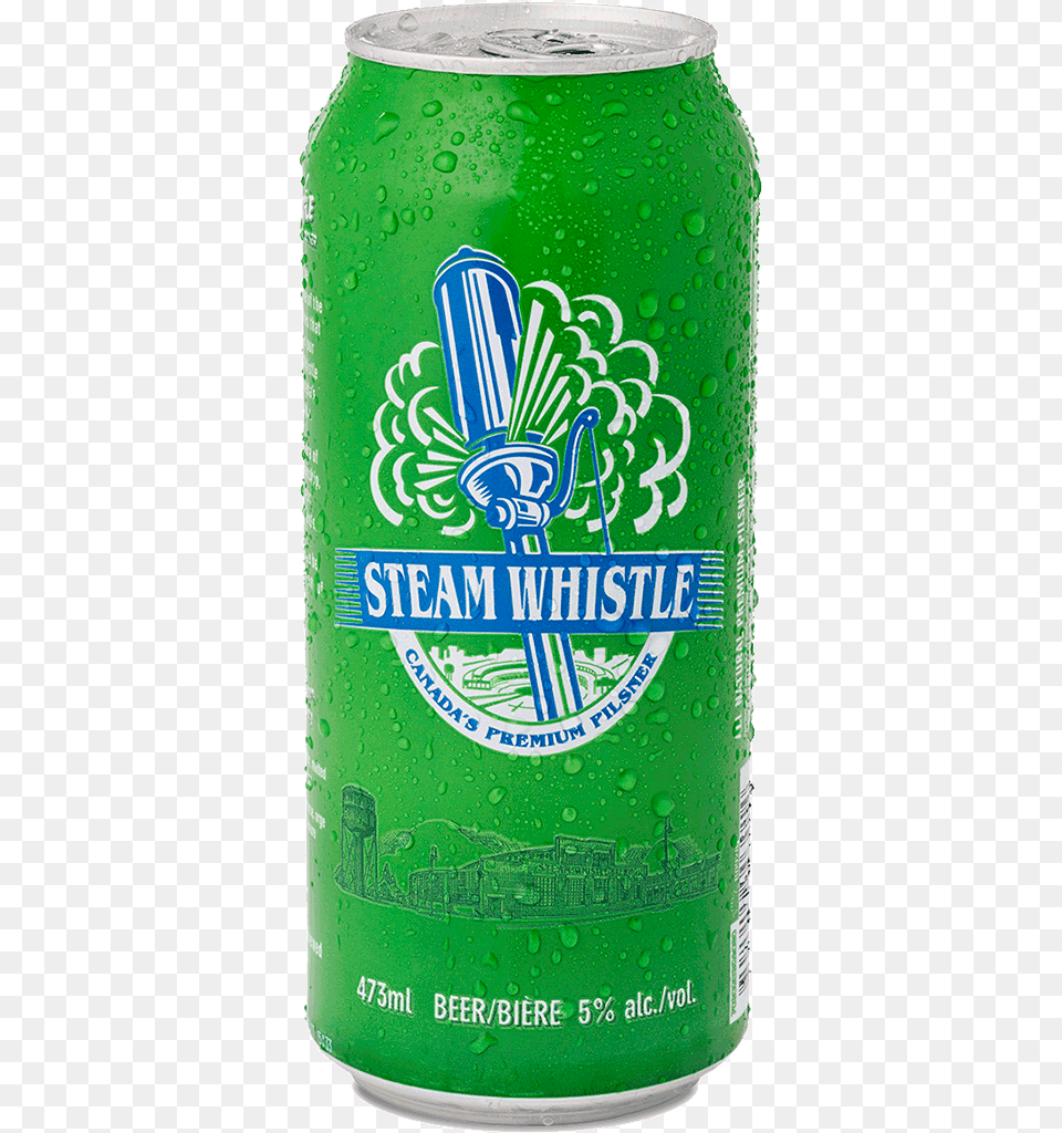 Steam Whistle Premium Pilsner 473 Ml Steam Whistle Brewery Logo, Alcohol, Beer, Beverage, Can Free Png Download