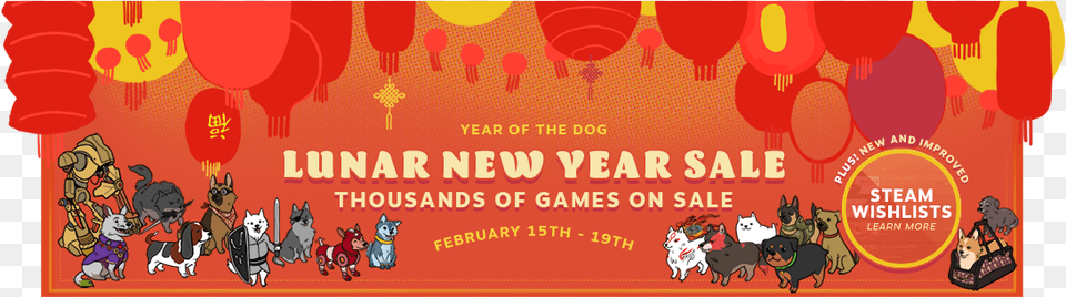 Steam Year Of The Dog, Advertisement, Poster, Animal, Canine Free Png