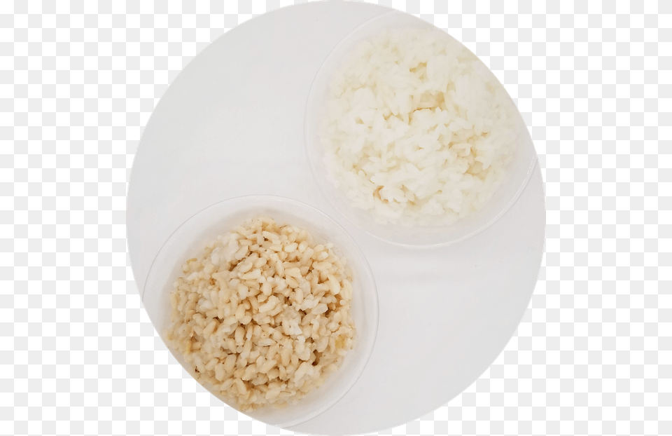 Steamed Rice, Plate, Food, Grain, Produce Free Png