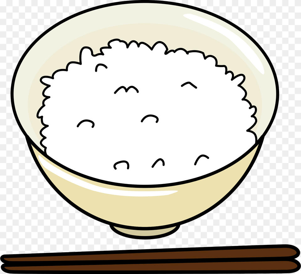 Steamed Rice Clipart, Bowl, Meal, Food, Person Png Image