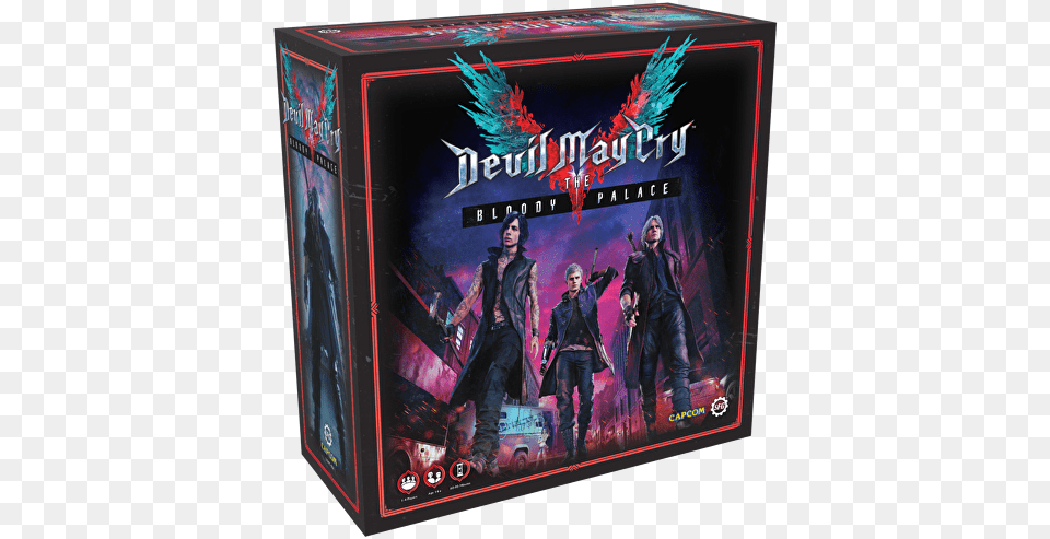 Steamforged Pax Online X Egx Digital Devil May Cry Board Game, Book, Publication, Adult, Person Free Transparent Png