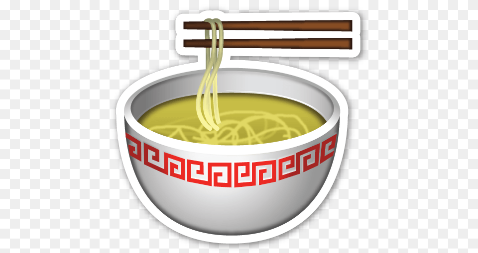 Steaming Bowl Foi Emoji Stickers Emoji And Stickers, Dish, Food, Meal, Noodle Free Png