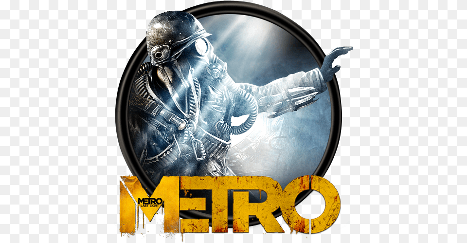 Steamos U2013 Turning Metro Game Folder Icon, Adult, Advertisement, Male, Man Free Transparent Png