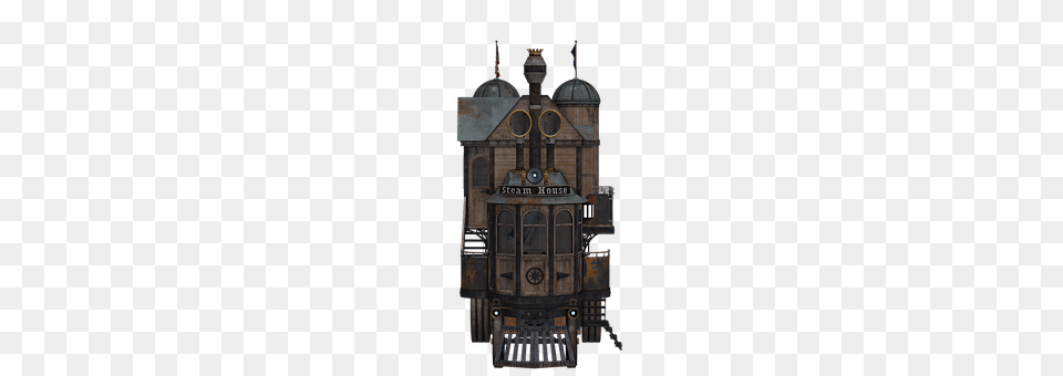 Steampunk Architecture, Building, Clock Tower, Tower Png Image