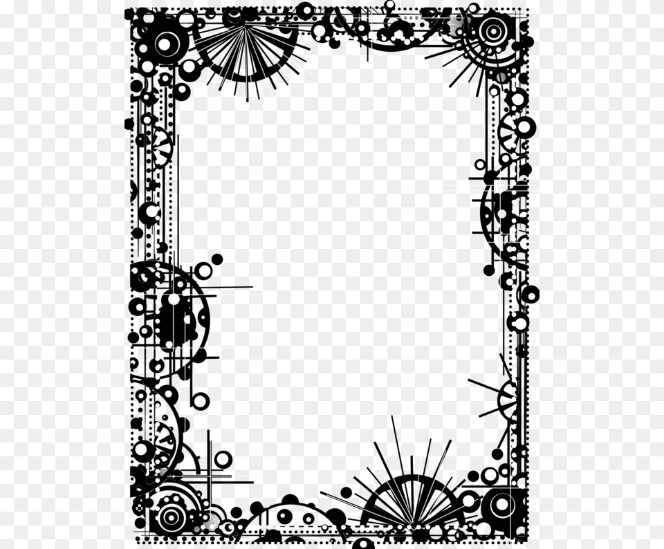 Steampunk Border, Accessories, Art, Floral Design, Graphics Png Image