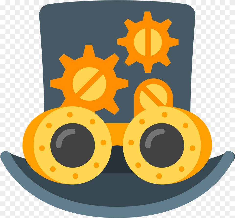 Steampunk Clipart Gear Icon Punk Subculture, Symbol, Bulldozer, Machine Free Png Download