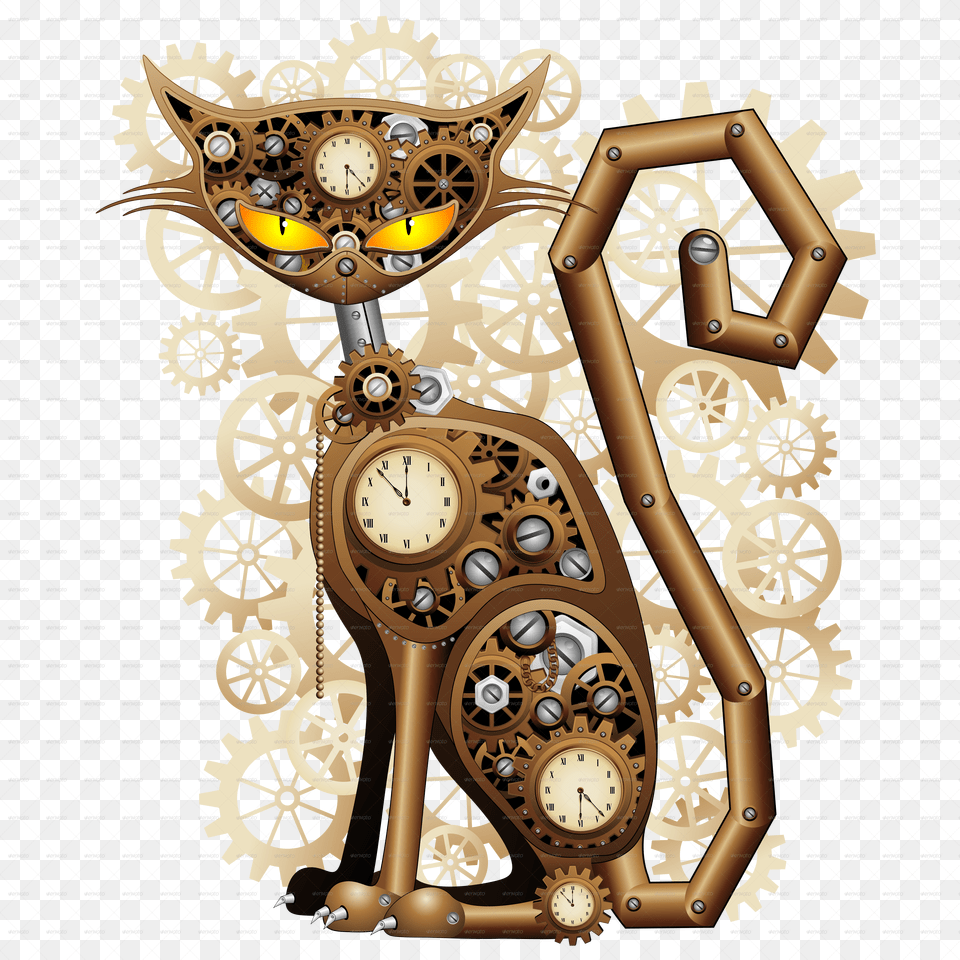 Steampunk Clipart Many Gear Steampunk Many Gear Transparent Free Png Download