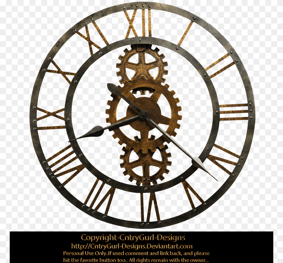 Steampunk Clock 03 By Cntrygurl Designs Steam Punk Clock Design, Chandelier, Lamp Png
