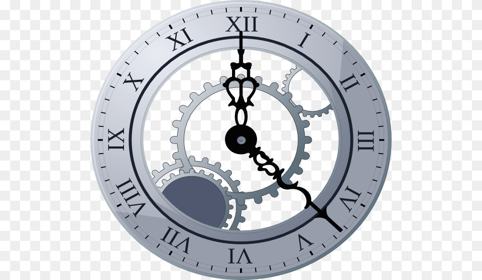 Steampunk Clock Clip Art, Analog Clock, Disk Png Image