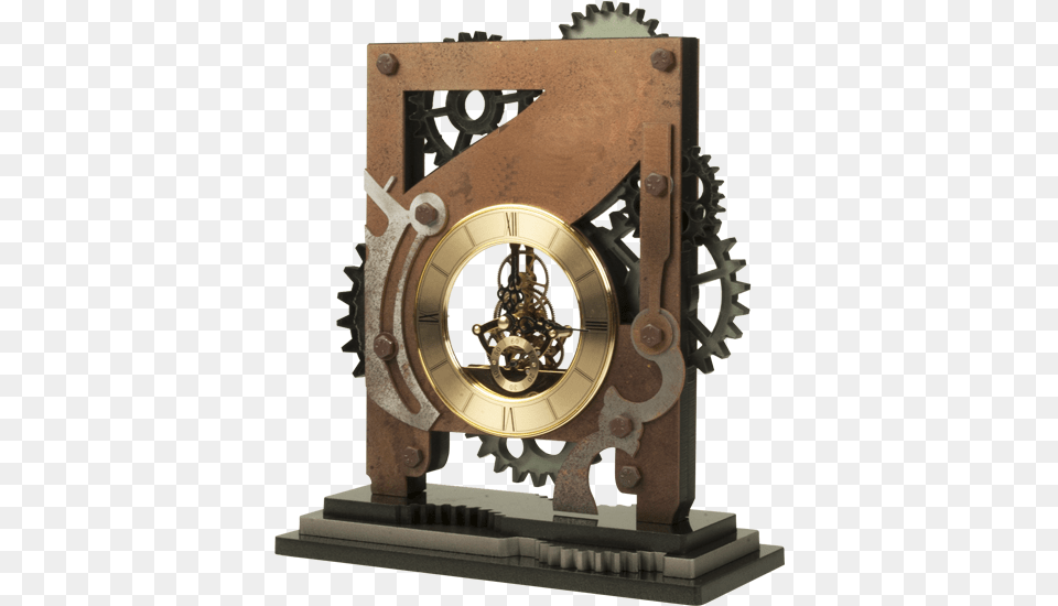 Steampunk Clock Small The Kalvanna Line Shopping Cart, Bronze, Gas Pump, Machine, Pump Png