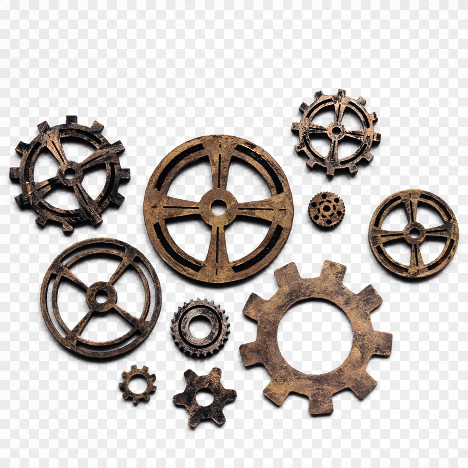 Steampunk Cogs And Gears By Roguevincent, Wheel, Spoke, Machine, Gear Png