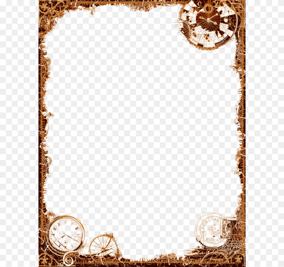 Steampunk Frame, Machine, Wheel, Home Decor Free Png Download