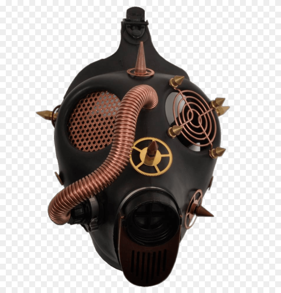 Steampunk Gas Mask, Adult, Male, Man, Person Free Png Download