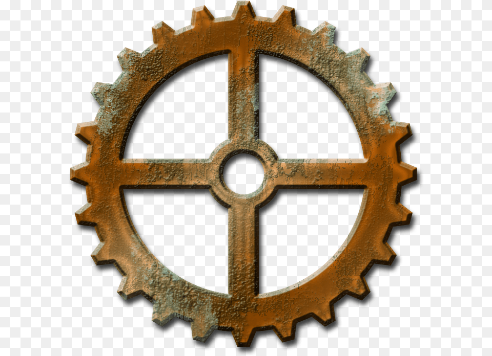 Steampunk Gear Clipart No Background Shree Ganesh Engineering Logo, Cross, Symbol, Machine Png Image
