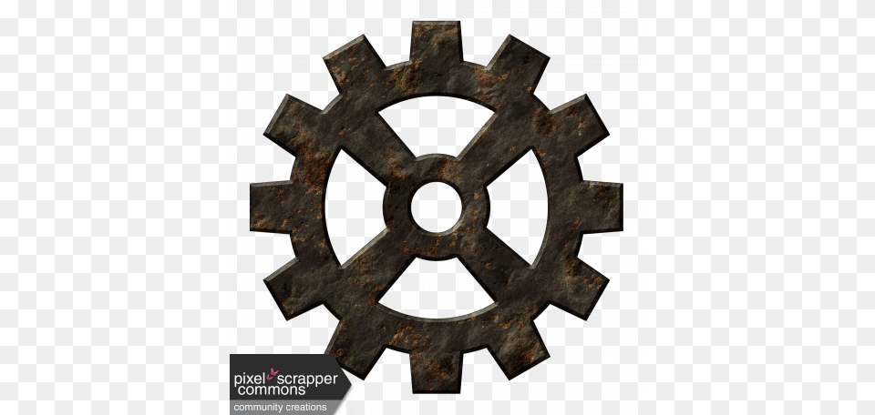 Steampunk Gear Graphic, Machine, Cross, Symbol Png