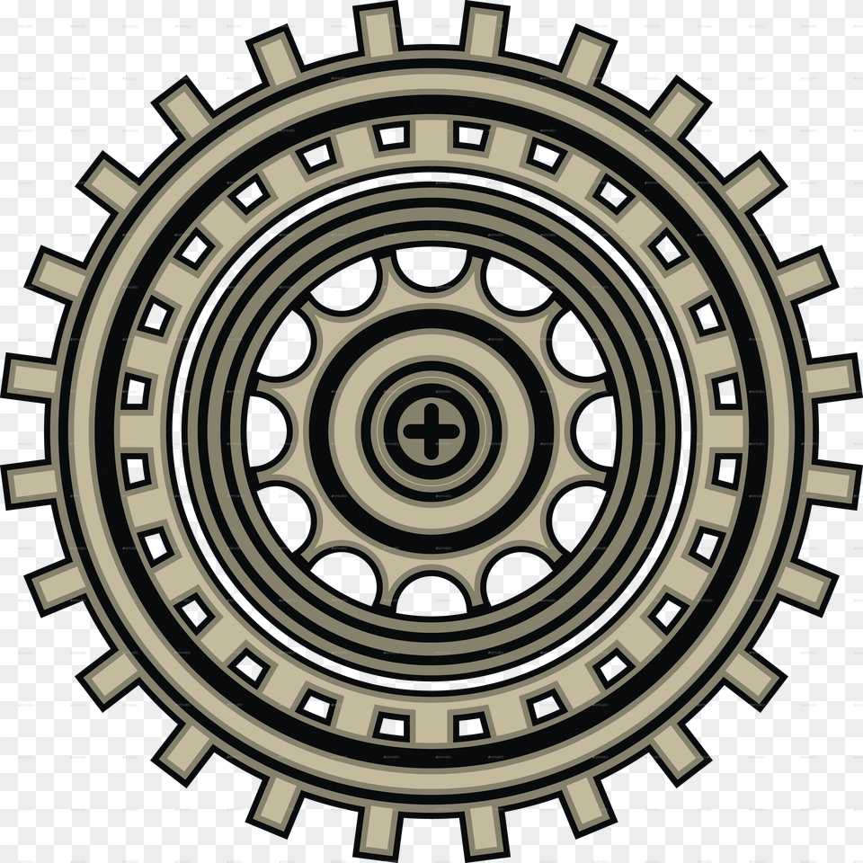 Steampunk Gear Photos Portable Network Graphics, Spiral, Coil, Pattern, Architecture Free Png Download