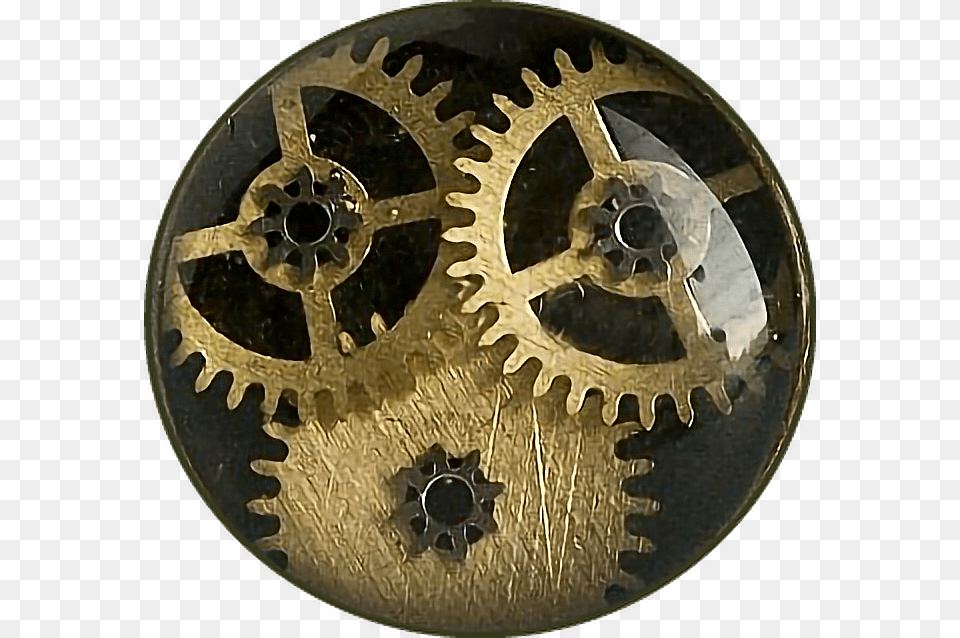 Steampunk Gears Bronze Decorate Steampunk Gear Transparent, Machine, Wheel Free Png Download