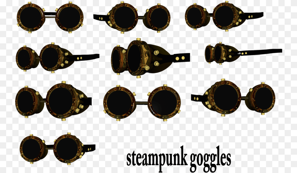Steampunk Goggles Clipart, Accessories, Sunglasses, Jewelry, Locket Free Png
