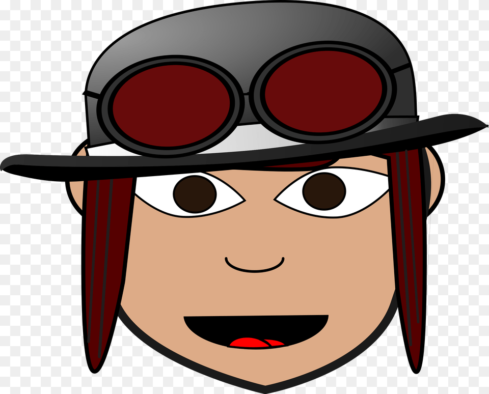 Steampunk Hat Cliparts, Accessories, Goggles, Face, Head Png Image