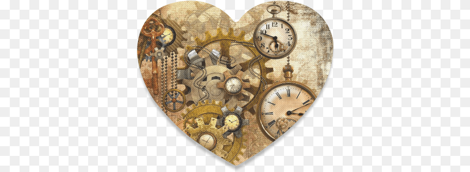 Steampunk Heart Coaster Heart, Accessories, Jewelry, Locket, Pendant Png