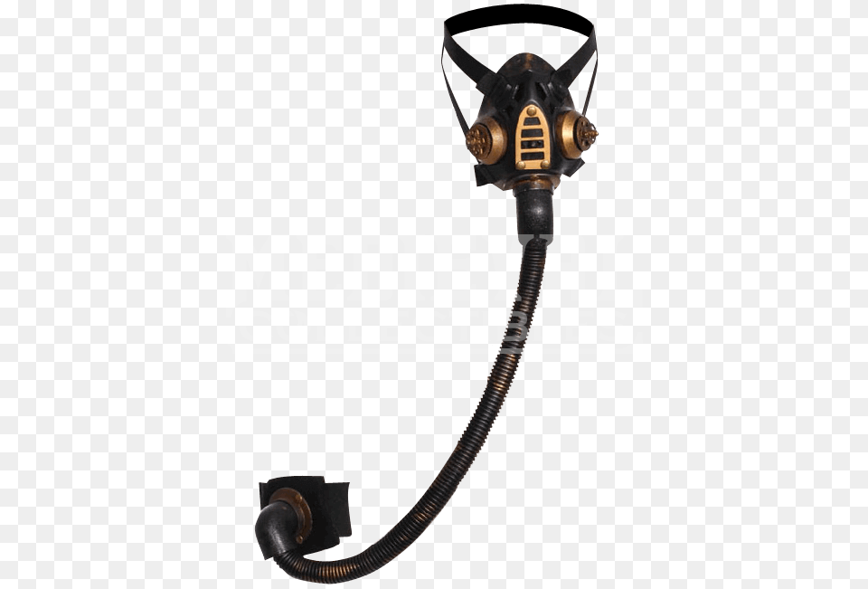 Steampunk Hosed Gas Mask, Electrical Device, Microphone, Electronics, Hardware Png