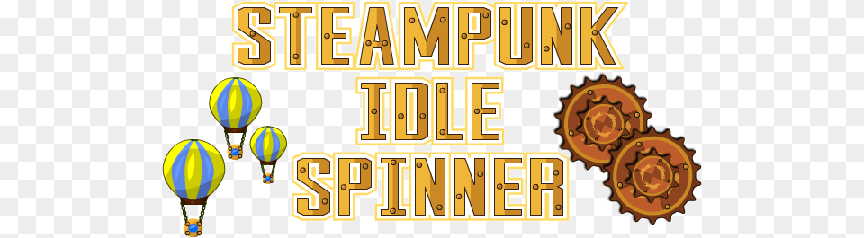 Steampunk Idle Spinner Language, Balloon, Scoreboard, Aircraft, Transportation Free Png Download