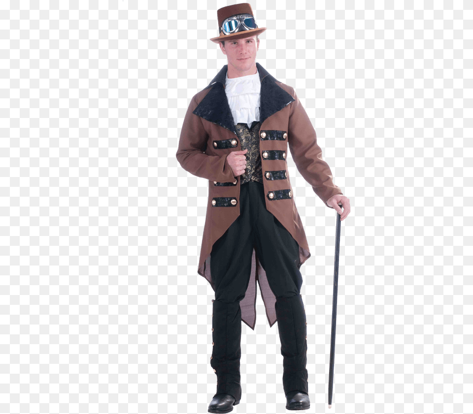 Steampunk Jack Men S Costume Beauty And The Beast Monsieur D Arque Costume, Clothing, Coat, Person, Adult Free Png