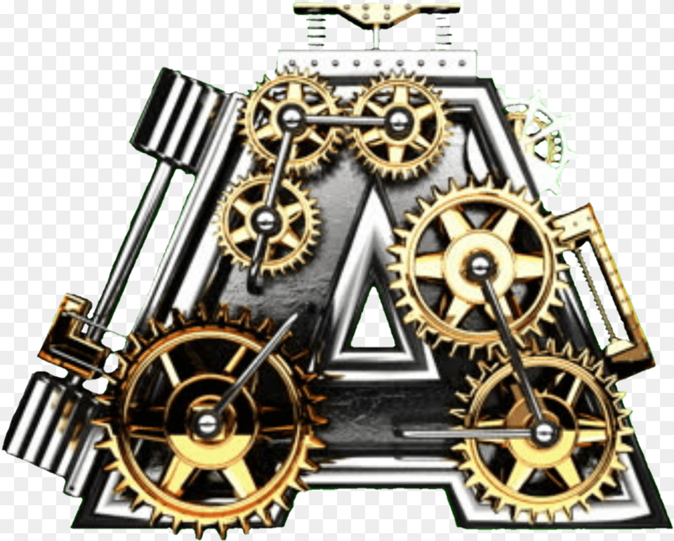 Steampunk Letters Machine, Wheel, Gear Free Transparent Png