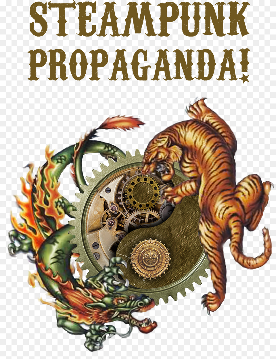 Steampunk Propaganda Steampunk Propaganda Posters, Animal, Bear, Mammal, Wildlife Free Png Download