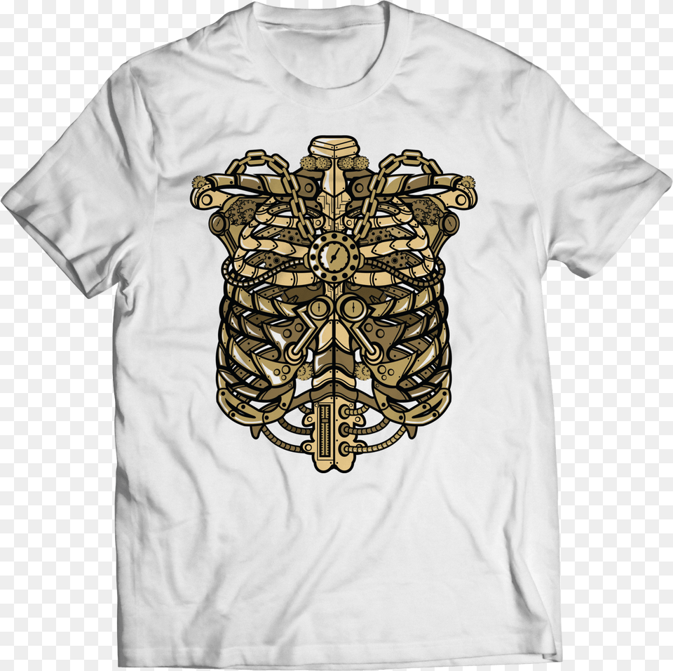 Steampunk Ribcage T Shirt Proud Mom Air Force Rubik Cube T Shirt, Clothing, T-shirt Png