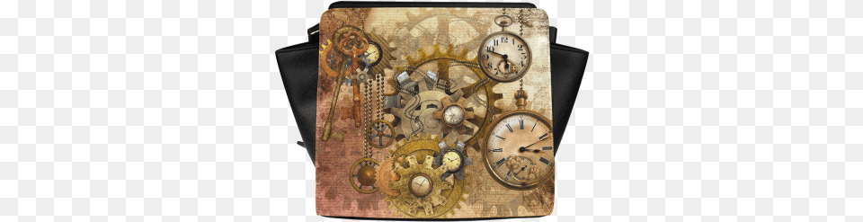 Steampunk Satchel Bag Time Shower Curtain, Art, Analog Clock, Clock, Painting Png