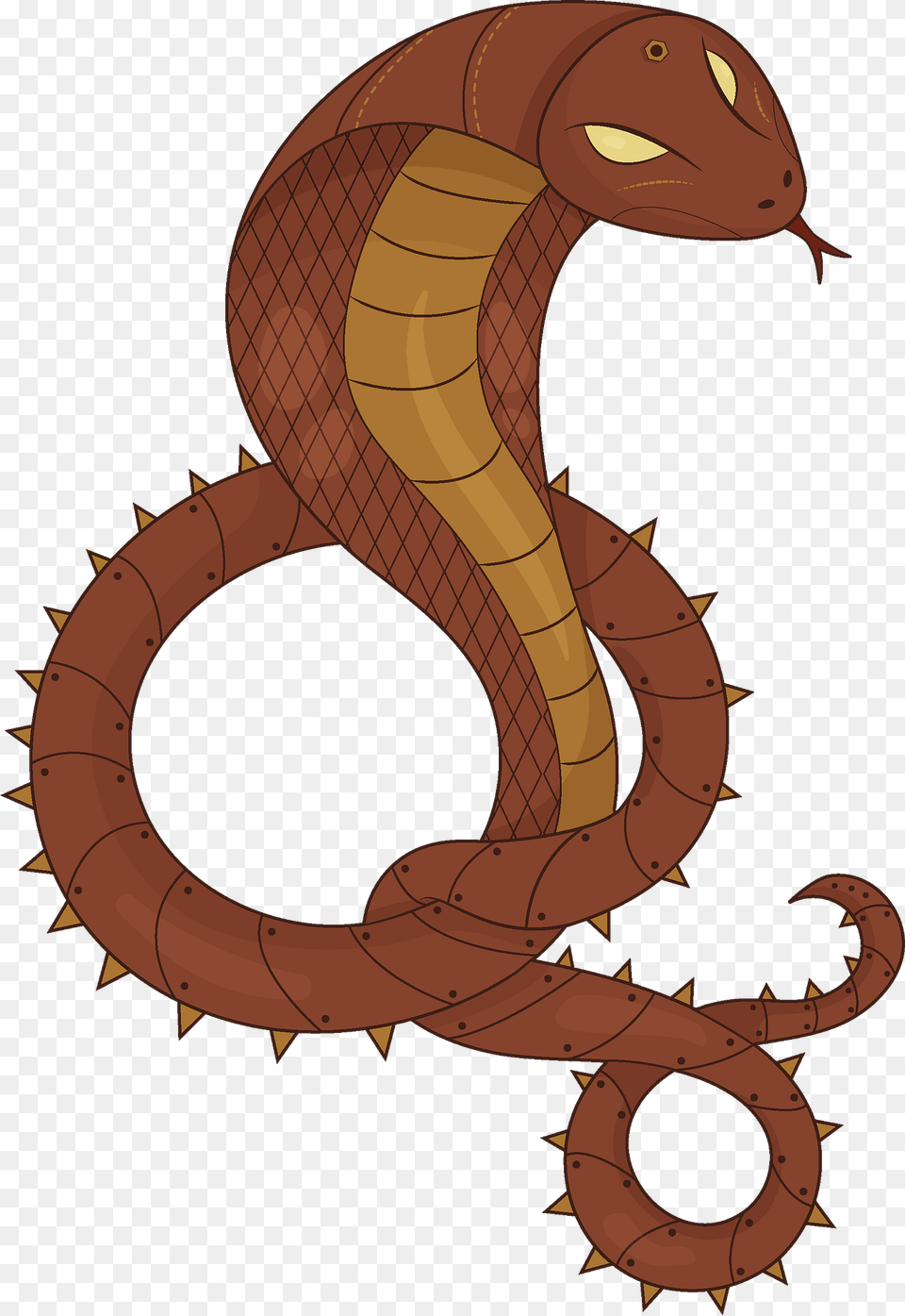 Steampunk Snake Clipart, Animal, Cobra, Reptile, Fish Png Image