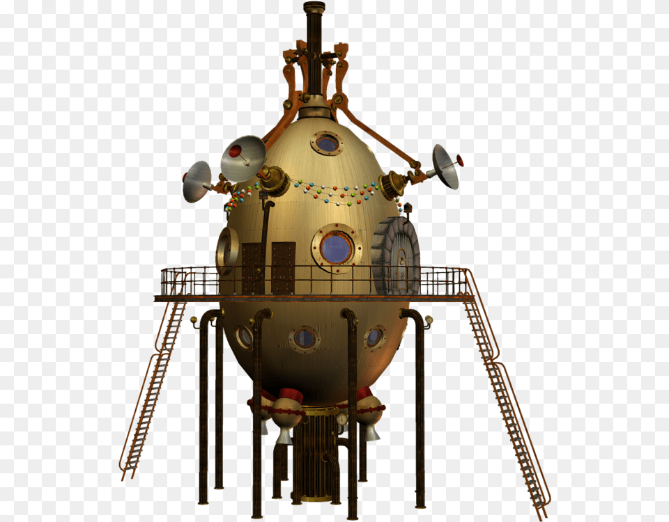 Steampunk Spaceship, Astronomy, Outer Space Png