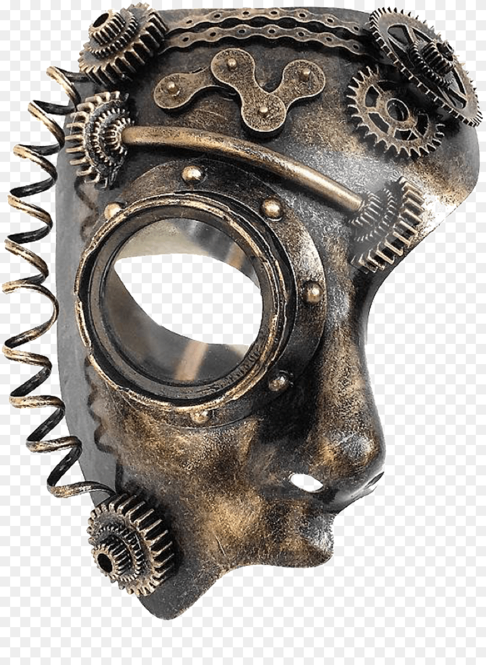 Steampunk Sticker Steampunk Mask Transparent, Accessories, Bronze, Goggles, Mace Club Free Png