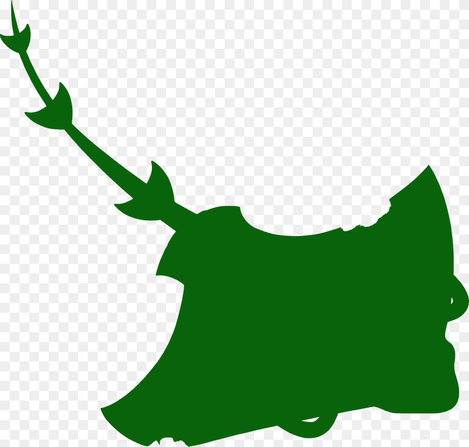 Steampunk Stingray Silhouette, Leaf, Plant, Animal, Fish Free Png