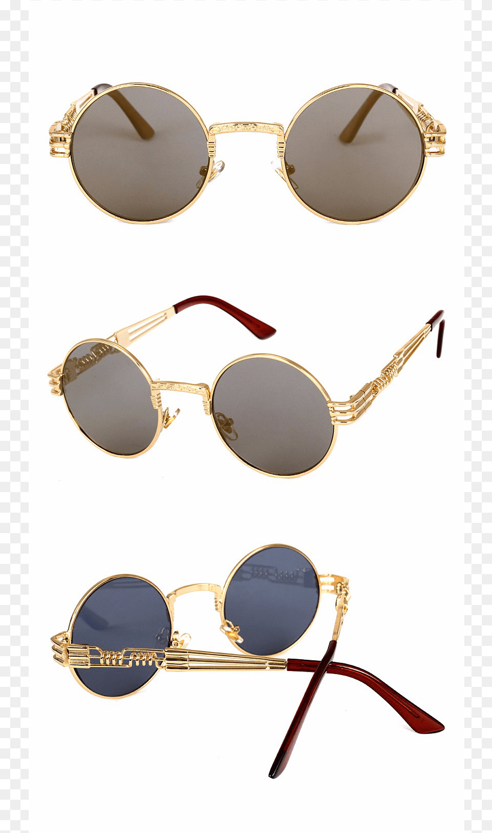 Steampunk Sunglasses Retro John Lennon Steampunk Sunglasses, Accessories, Glasses Png