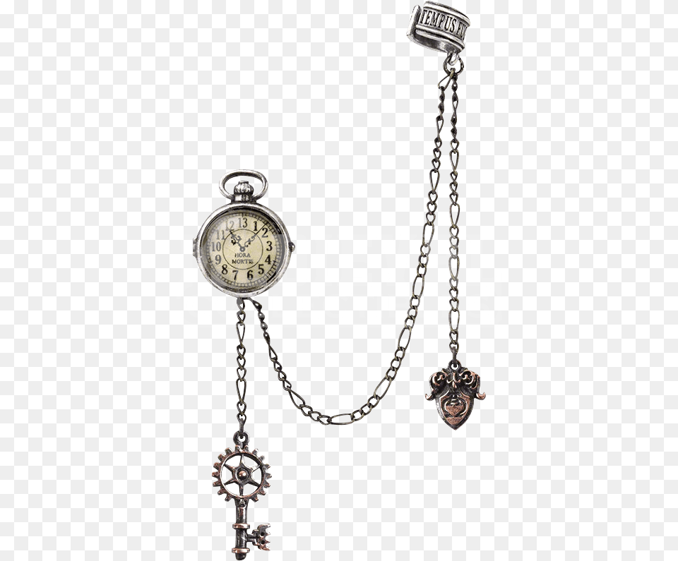 Steampunk Timepiece Ear Cuff Ear Ring, Accessories, Wristwatch, Jewelry, Arm Free Png