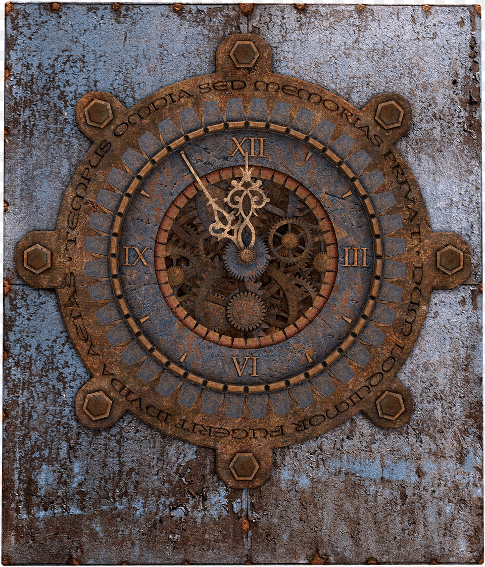 Steampunk Wall Clock Free, Architecture, Building, Clock Tower, Tower Png