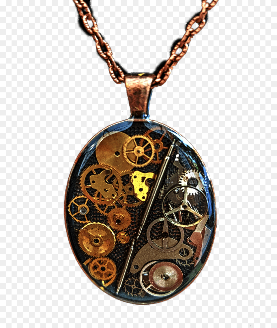 Steampunk Yin Yang Pendant Locket, Accessories, Jewelry, Necklace, Machine Free Png