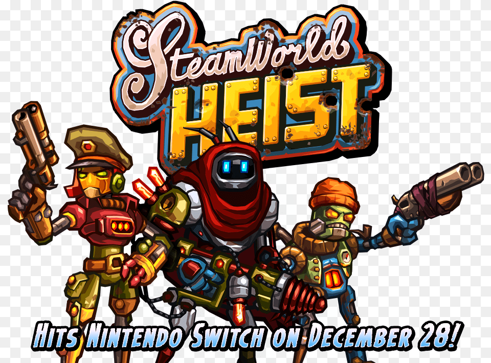 Steamworld Heist Steamworld Collection Ps4 Game, Baby, Person, Face, Head Free Png