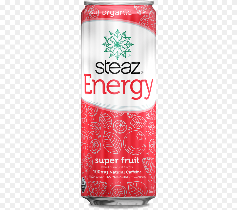 Steaz Energy, Can, Tin Png Image