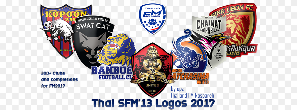 Steel 18 Logos Megapack Updates Over Logos Logo Team Football Thai, Badge, Symbol, Emblem Png Image