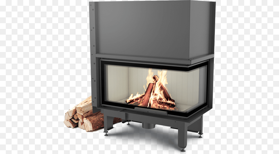 Steel And Cast Iron Fireplace, Indoors, Hearth Png Image